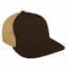 Black Low Crown 5 Panel-Khaki Back Half