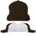 USA Made Black-White Low Crown 5 Panel Cap
