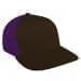 Black Low Crown 5 Panel-Purple Back Half
