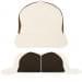 USA Made White-Black Low Crown 5 Panel Cap