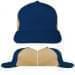 USA Made Navy-Khaki Low Crown 5 Panel Cap