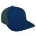 Navy Low Crown 5 Panel-Hunter Green Back Half