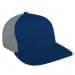 Navy Low Crown 5 Panel-Light Gray Back Half