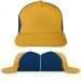 USA Made Athletic Gold-Navy Low Crown 5 Panel Cap