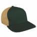 Hunter Green Low Crown 5 Panel-Khaki Back Half
