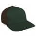 Hunter Green Low Crown 5 Panel-Black Back Half