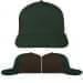 USA Made Hunter Green-Black Low Crown 5 Panel Cap