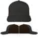 USA Made Dark Gray-Black Low Crown 5 Panel Cap