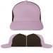 USA Made Pink-Black Low Crown 5 Panel Cap