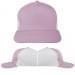 USA Made Pink-White Low Crown 5 Panel Cap