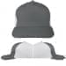 USA Made Light Gray-White Low Crown 5 Panel Cap