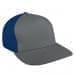 Light Gray Low Crown 5 Panel-Navy Back Half