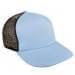 Light Blue-Black Meshback Velcro Skate Hat