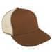 Brown-Khaki Meshback Snapback Skate Hat