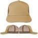 Khaki-Brown Meshback Velcro Skate Hat, Virtual Image