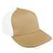 Khaki-White Meshback Snapback Skate Hat