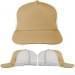 Khaki-White Meshback Snapback Skate Hat, Virtual Image