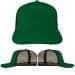 Kelly Green-Black Meshback Snapback Skate Hat, Virtual Image