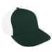 Hunter Green-White Meshback Velcro Skate Hat