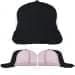 Dark Gray-Pink Meshback Snapback Skate Hat, Virtual Image