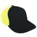 Dark Gray-Safety Green Meshback Snapback Skate Hat