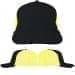 Dark Gray-Safety Green Meshback Snapback Skate Hat, Virtual Image