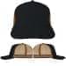 Dark Gray-Safety Orange Meshback Snapback Skate Hat, Virtual Image