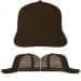 USA Made Black Low Crown 5 Panel Cap