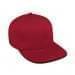 Red-Black Brushed Leather Trucker