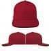 Red-Black Brushed Leather Trucker, Virtual Image