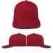 Red-Navy Canvas Snapback Trucker, Virtual Image