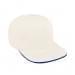 White-Royal Blue Ripstop Velcro Trucker