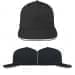 Dark Gray-White Denim Leather Trucker, Virtual Image