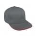Light Gray-Red Pro Knit Self Strap Trucker