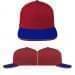 USA Made Red-Royal Blue High Crown Trucker Cap