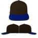 USA Made Black-Royal Blue High Crown Trucker Cap