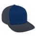 Navy High Crown Trucker-Dark Gray Back Half, Visor