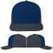 USA Made Navy-Dark Gray High Crown Trucker Cap