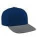 Navy High Crown Trucker-Light Gray Button, Visor