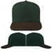 USA Made Hunter Green-Black High Crown Trucker Cap