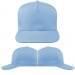 USA Made Light Blue High Crown Trucker Cap