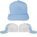 Light Blue-White Meshback Snapback Trucker, Virtual Image