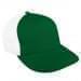 Kelly Green-White Meshback Velcro Trucker