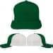 Kelly Green-White Meshback Velcro Trucker, Virtual Image