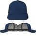Navy-Dark Gray Meshback Velcro Trucker, Virtual Image