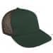 Hunter Green High Crown Trucker-Black Back Half