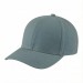 USA-made 6H Light Gray Chino baseball cap, 3q view, manufactured in Newark NJ