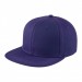 USA-made 6H Purple Chino baseball cap, 3q view, manufactured in Newark NJ