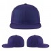 USA-made 6H Purple Chino baseball cap, virtual view, manufactured in Newark NJ