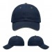 USA-made 6U Navy-Khaki Chino baseball cap, virtual view, manufactured in Newark NJ
